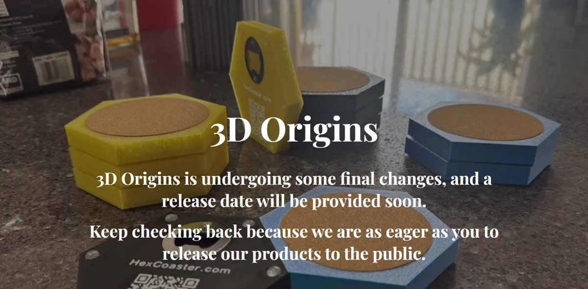 3D Origins website